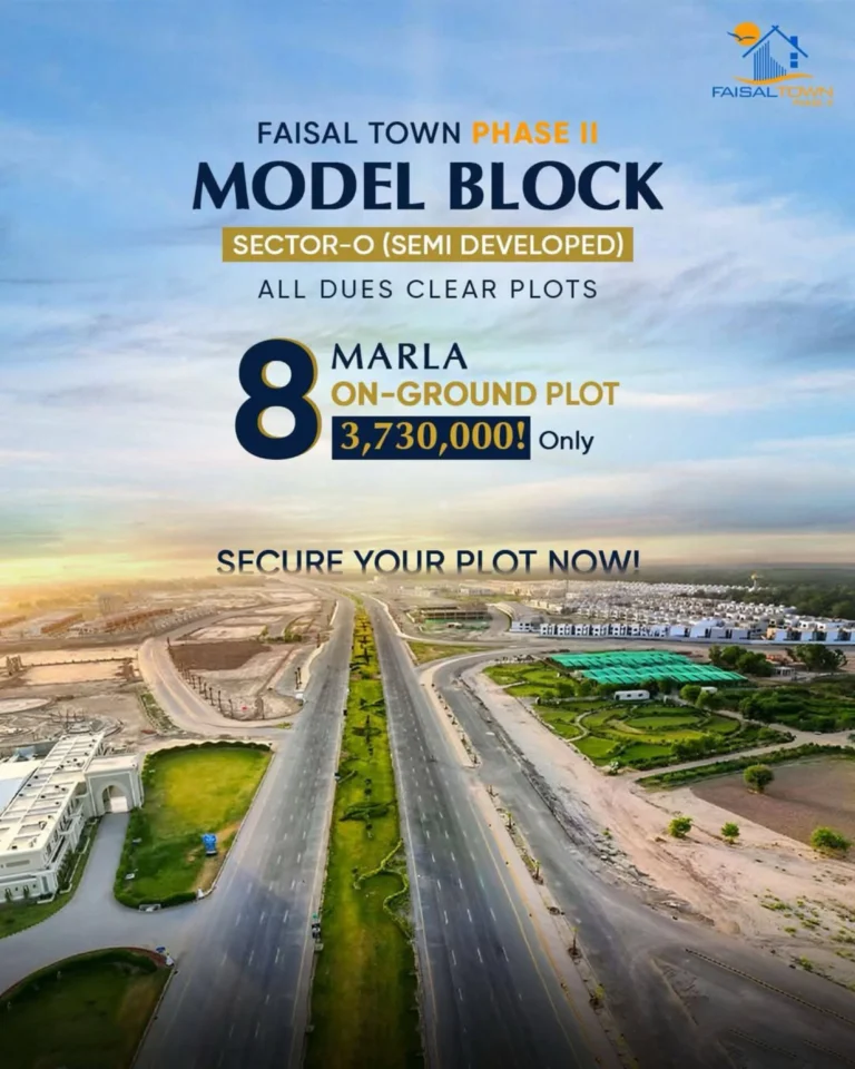 Faisal town phase 2 model block 8 marla