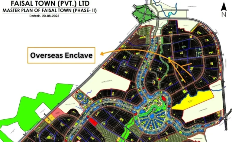 Faisal Town Phase 2 Overseas Enclave master plan